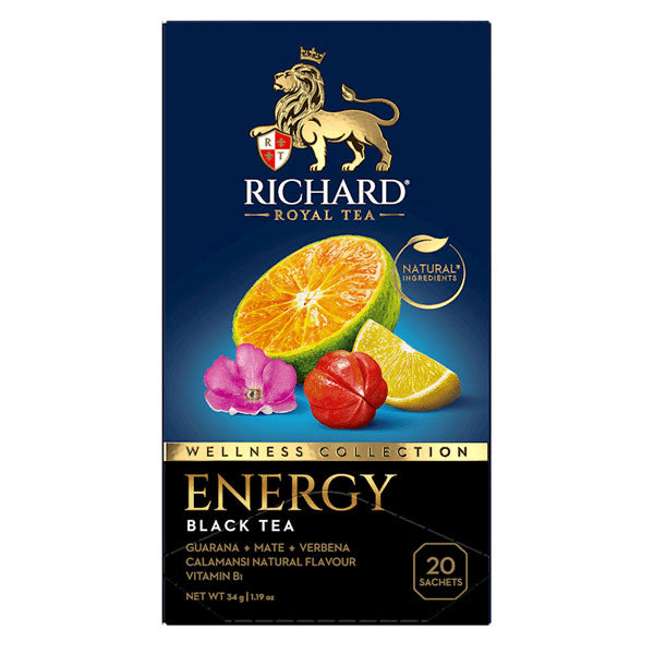 Черный чай «Энергия» – 20 чайных пакетиков